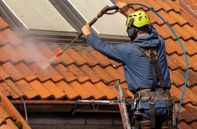 Démoussage et hydrofuge de toiture à Villampuy